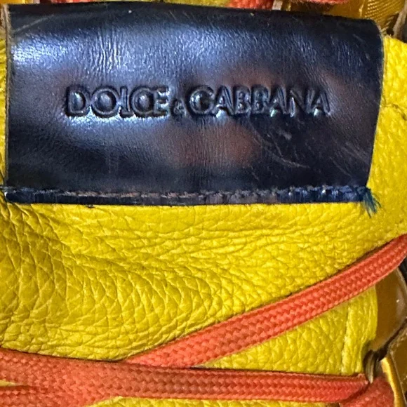 Dolce & Gabbana Yellow and Black Leather Bag - Picture 4 of 16